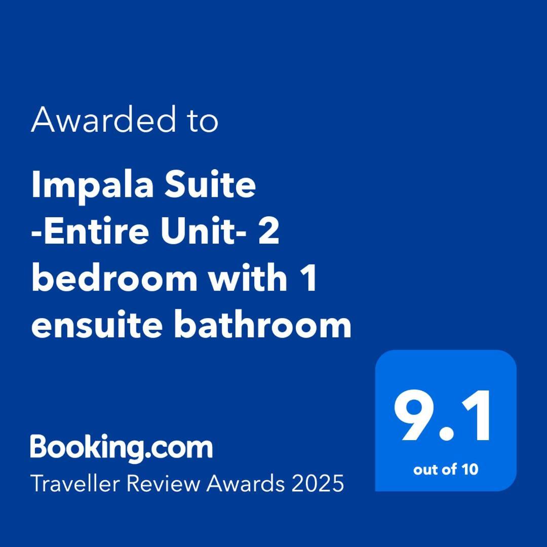 Impala Suite -Entire Unit- 2 Bedroom With 1 Ensuite Bathroom Лейдисмит Екстериор снимка